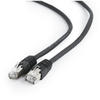 Patch Cord Gembird FTP categoria 6, 1m Negru, PP6-1M/BK