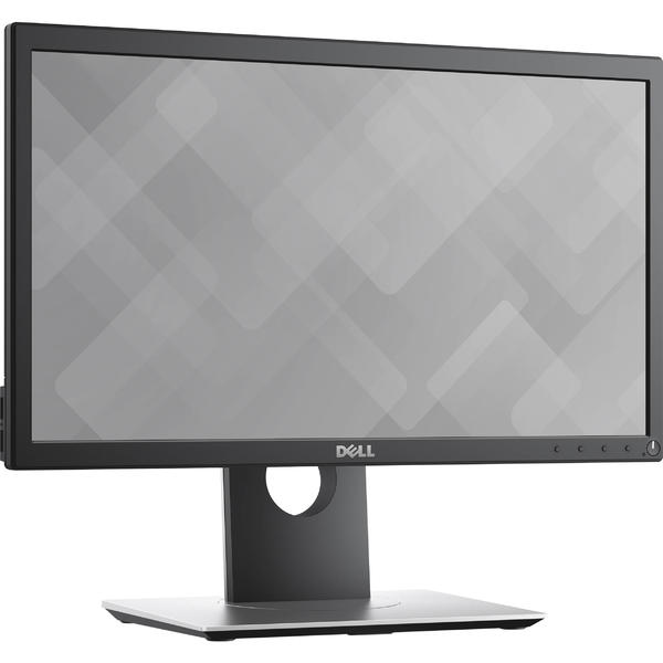 Monitor LED Dell P2018H, 19.5 inch, 1600 x 900, 5ms, USB HUB 3.0, pivot, Negru