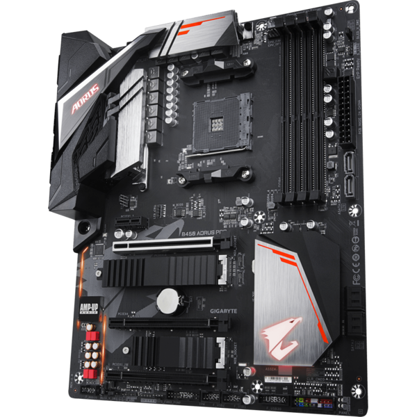 Placa de baza Gigabyte B450 AORUS PRO, Socket AM4, ATX