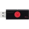 Memorie USB Kingston DataTraveler 106, 16GB, USB 3.1, Negru/Rosu