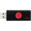 Memorie USB Kingston DataTraveler 106, 128GB, USB 3.1, Negru/Rosu