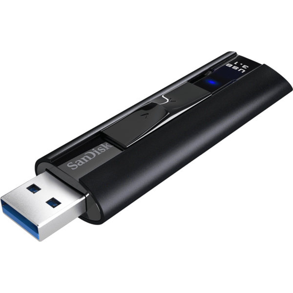 Memorie USB SanDisk Extreme PRO, 256GB, USB 3.1, Negru