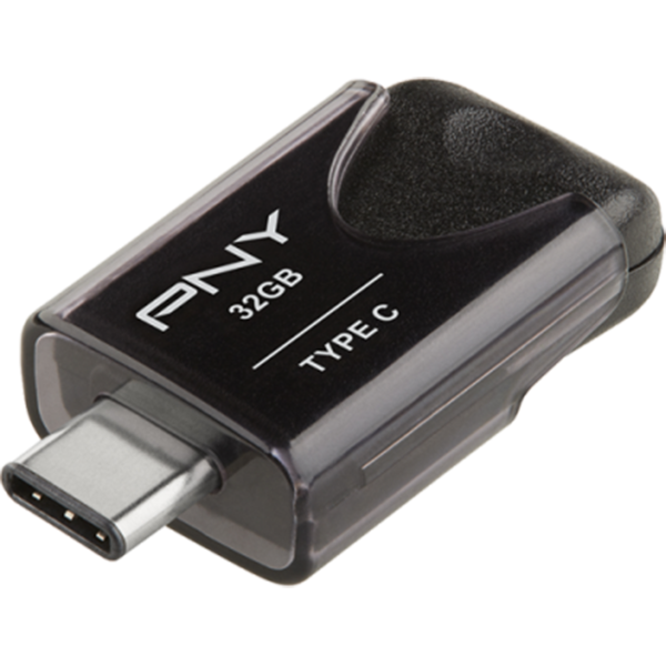 Memorie USB PNY Elite Type-C 3.1, 32GB, USB Type-C, Negru