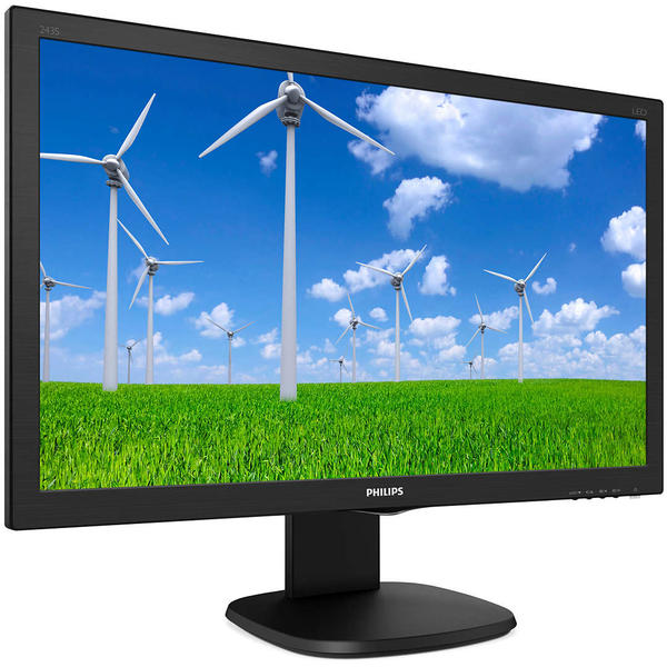 Monitor LED Philips 243S5LHMB/00, 23.6'' Full HD, 1ms, Negru