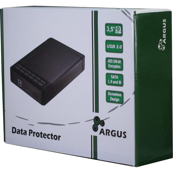 Rack Inter-Tech Argus GD-35LK01, Extern, 3.5'', SATA 3 - USB 3.0, Negru