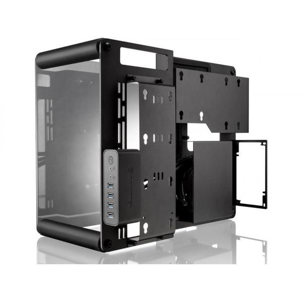 Carcasa RAIJINTEK Paean M Window, OpenCase, Fara sursa, Negru