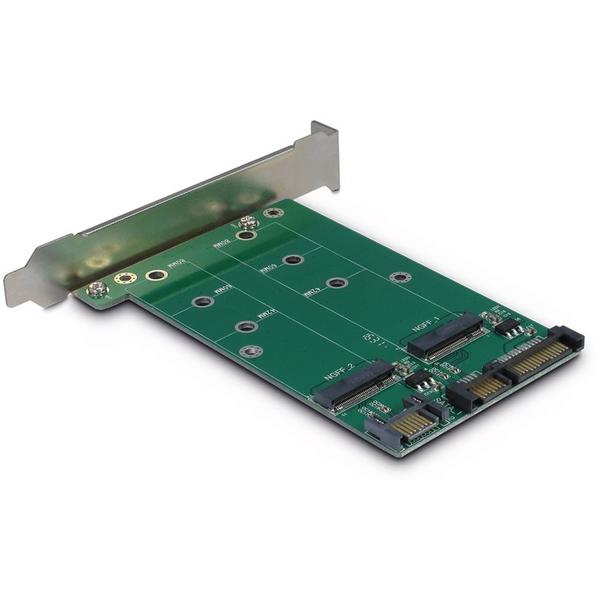 Adaptor SSD/HDD Inter-Tech 1 x SATA - 2 x M.2 SATA, KT005A