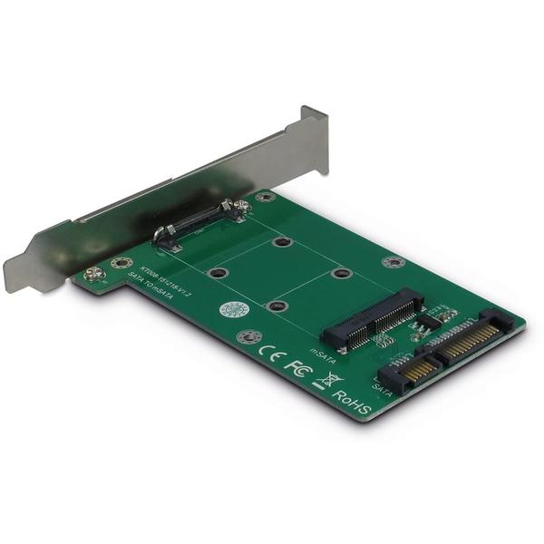 Adaptor SSD/HDD Inter-Tech 1 x SATA - 1 x mSATA, KT008A