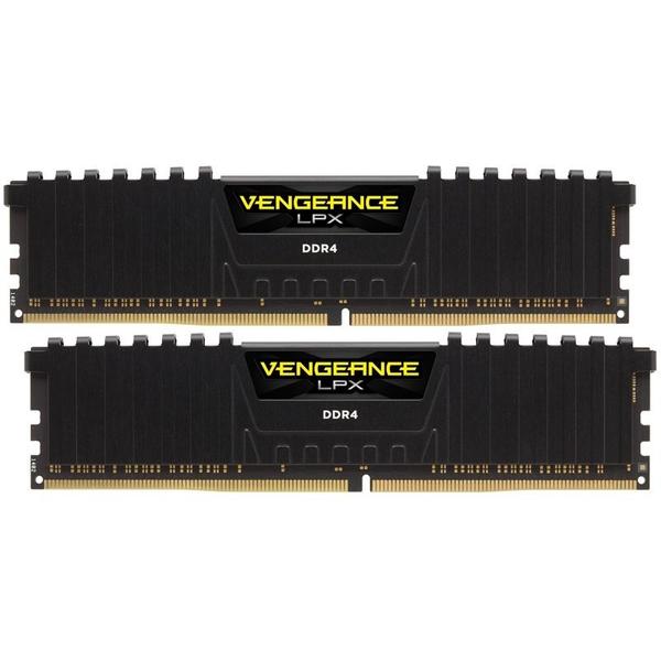 Memorie Corsair Vengeance LPX Black, 16GB, DDR4, 3000MHz, CL16, 1.35V, Kit Dual Channel