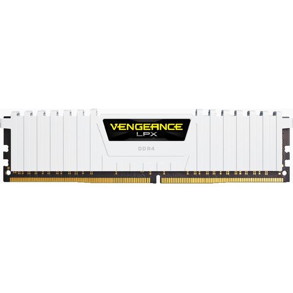 Memorie Corsair Vengeance LPX White, 16GB, DDR4, 3000MHz, CL16, 1.35V, Kit Dual Channel