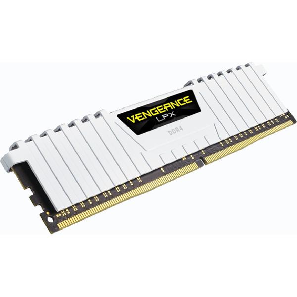 Memorie Corsair Vengeance LPX White, 16GB, DDR4, 3000MHz, CL16, 1.35V, Kit Dual Channel