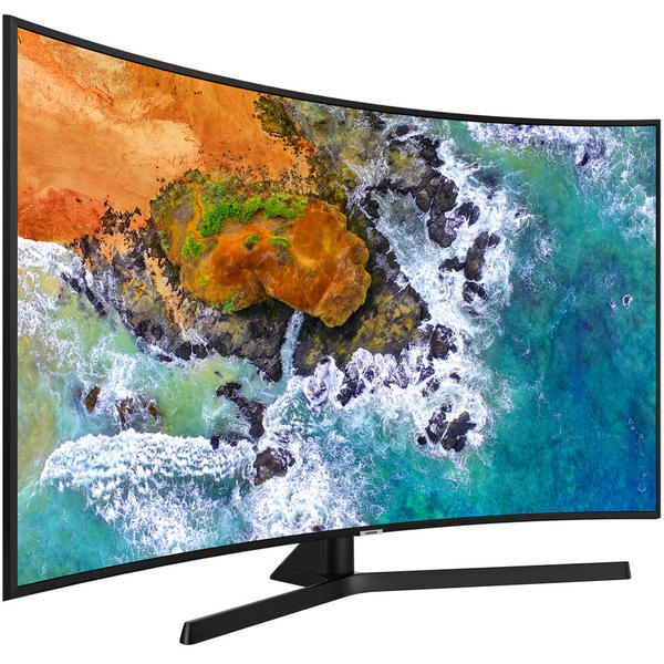Televizor LED Samsung Smart TV UE49NU7502, 124cm, 4K UHD, Ecran curbat, Negru