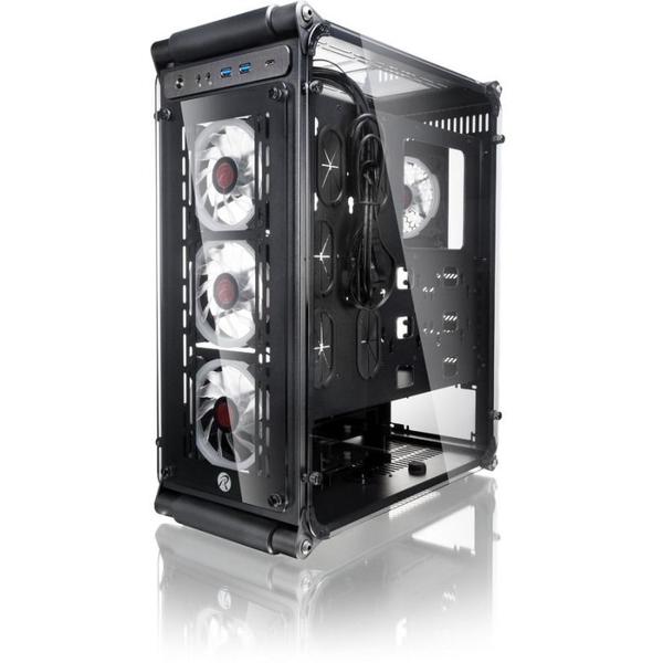 Carcasa RAIJINTEK Coeus Evo TC, MiddleTower, Fara sursa, Negru