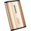 SSD A-DATA SE730H, 512GB, USB 3.1 Type C, Auriu
