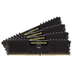 Memorie Corsair Vengeance LPX Black, 64GB, DDR4, 3000MHz, CL16, 1.35V, Kit Quad Channel