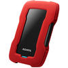 Hard Disk Extern ADATA HD330, 2TB, USB 3.1, Rosu
