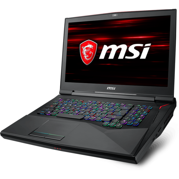 Laptop MSI GT75 Titan 8RF, 17.3'' FHD, Core i7-8850H 2.6GHz, 16GB DDR4, 1TB HDD + 256GB SSD, GeForce GTX 1070 8GB, Win 10 Home 64bit, Negru
