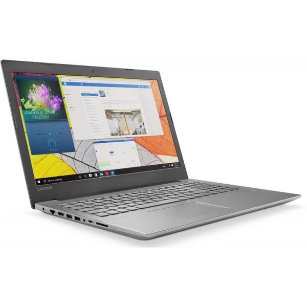 Laptop Lenovo IdeaPad 520-15IKBR, 15.6'' FHD, Core i7-8550U 1.8GHz, 8GB DDR4, 256GB SSD, GeForce MX150 4GB, FingerPrint Reader, FreeDOS, Grey