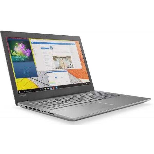 Laptop Lenovo IdeaPad 520-15IKBR, 15.6'' FHD, Core i5-8250U 1.6GHz, 8GB DDR4, 256GB SSD, GeForce MX150 4GB, FingerPrint Reader, FreeDOS, No ODD, Grey