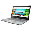 Laptop Lenovo IdeaPad 320-15ISK, 15.6'' HD, Core i3-6006U 2.0GHz, 4GB DDR4, 1TB HDD, Intel HD 520, FreeDOS, Argintiu