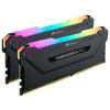 Memorie Corsair Vengeance RGB PRO, 32GB, DDR4, 2666MHz, CL16, 1.2V, Kit Quad Channel