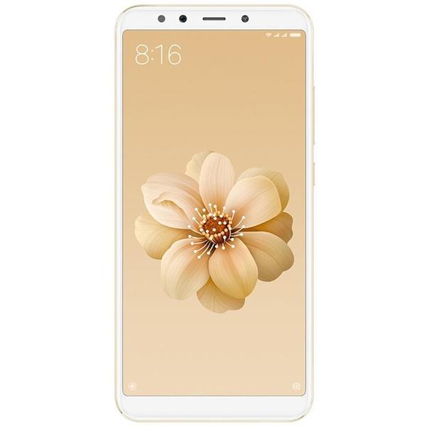 Smartphone Xiaomi Mi A2 Lite Dual SIM, 5.84 inch IPS, 64GB, 4GB RAM Tri camera 12+12+5MPixeli Android One, Gold