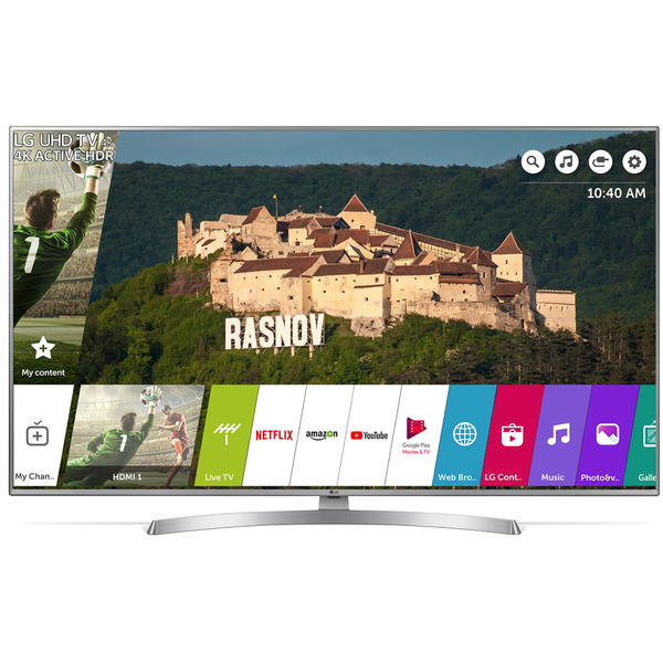 Televizor LED LG Smart TV 65UK6950PLB, 165cm, 4K UHD, Negru/Argintiu
