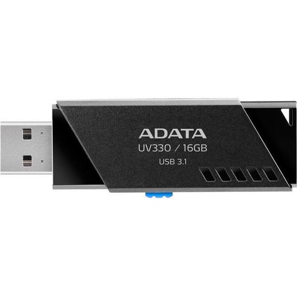Memorie USB A-DATA UV330, 16GB, USB 3.1, Negru