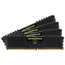 Vengeance LPX Black, 32GB, DDR4, 3000MHz, CL16, 1.35V, Kit Quad Channel