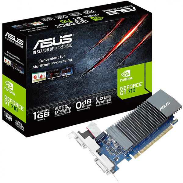 Placa video Asus GeForce GT 710, 1GB GDDR5, 32 biti, Bulk