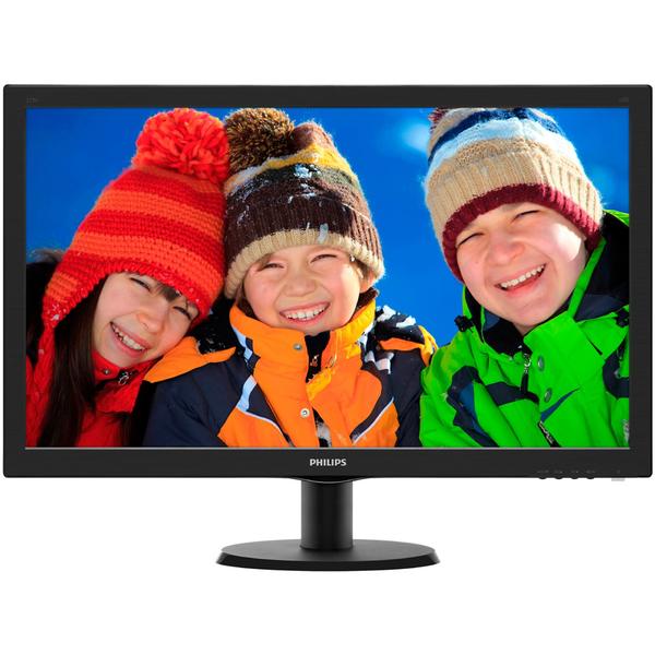 Monitor LED Philips 273V5LHSB/01, 27", Full HD, TN, 5 ms, HDMI, Negru
