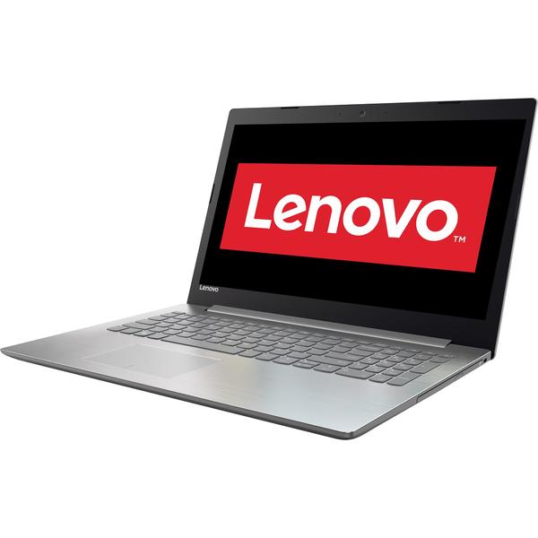 Laptop Lenovo IdeaPad 320-15IAP, 15.6" HD, Celeron N3350 pana la 2.2GHz, 4GB DDR3L, 128GB SSD, Intel HD 500, No ODD, FreeDOS, Gri