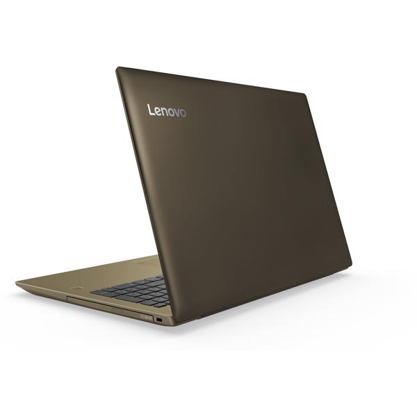 Laptop Lenovo IdeaPad 520-15IKB, 15.6" FHD, Core i7-8550U pana la 4.0GHz, 8GB DDR4, 256GB SSD, Intel HD 620, FreeDOS, Bronze