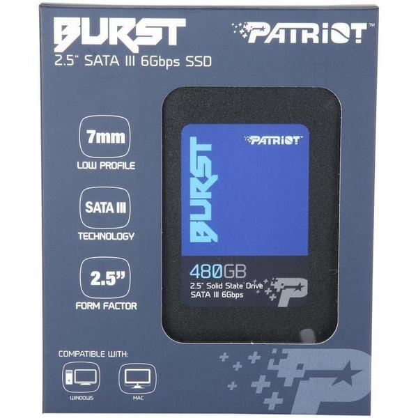 SSD PATRIOT Burst, 480GB, SATA 3, 2.5''