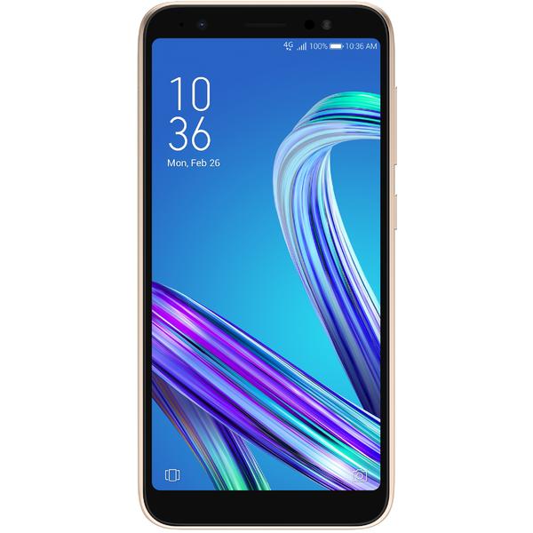 Smartphone Asus ZenFone Live (L1) ZA550KL, Dual SIM, 5.5'' IPS LCD Multitouch, Quad Core 1.4GHz, 2GB RAM, 16GB, 13MP, 4G, Shimmer Gold