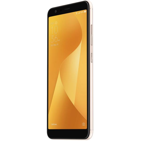 Smartphone Asus ZenFone Max Plus M1 ZB570TL, Dual SIM, 5.7'' IPS LCD Multitouch, Octa Core 1.5GHz + 1.0GHz, 3GB RAM, 32GB, Dual 16MP + 8MP, 4G, Sunlight Gold