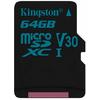 Card Memorie Kingston Canvas Go! Micro SDXC, 64GB, Clasa 10, UHS-I U3