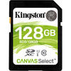 Card Memorie Kingston Canvas Select SDXC, 128GB, Clasa 10, UHS-I U1