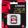 Card Memorie Kingston Canvas React SDXC, 128GB, Clasa 10, UHS-I U3