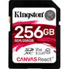 Card Memorie Kingston Canvas React SDXC, 256GB, Clasa 10, UHS-I U3