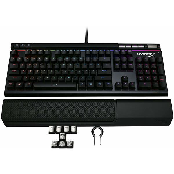 Tastatura gaming Kingston HyperX Alloy Elite RGB, Layout US, Cherry MX Brown, Negru