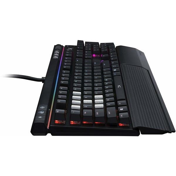 Tastatura Kingston HyperX Alloy Elite RGB, Layout US, Cherry MX Red, Negru