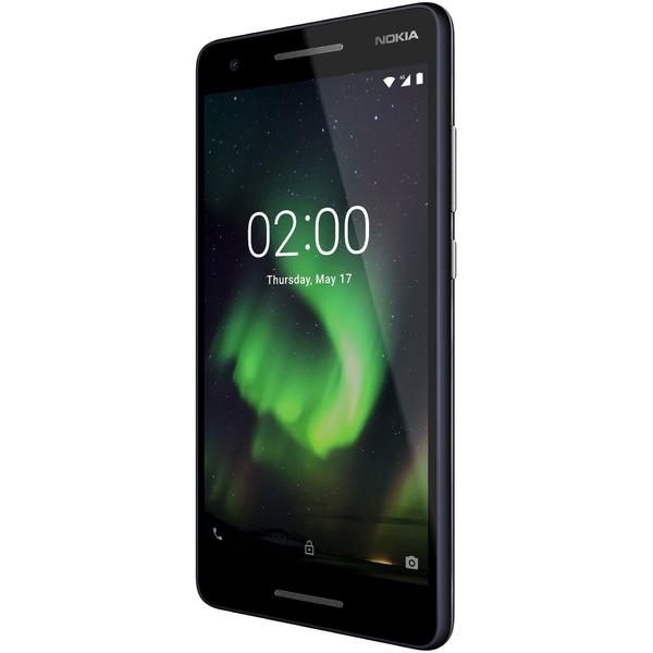 Smartphone Nokia 2.1 (2018), Dual SIM, 5.5'' IPS LCD Multitouch, Quad Core 1.4GHz, 1GB RAM, 8GB, 8MP, 4G, Blue/Silver