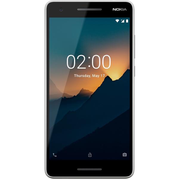 Smartphone Nokia 2.1 (2018), Dual SIM, 5.5'' IPS LCD Multitouch, Quad Core 1.4GHz, 1GB RAM, 8GB, 8MP, 4G, Grey/Silver