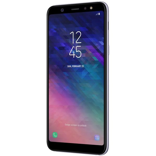 Smartphone Samsung Galaxy A6 Plus (2018), Dual SIM, 6.0'' Super AMOLED Multitouch, Octa Core 1.8GHz, 3GB RAM, 32GB, Dual 16MP + 5MP, 4G, Orchid Grey