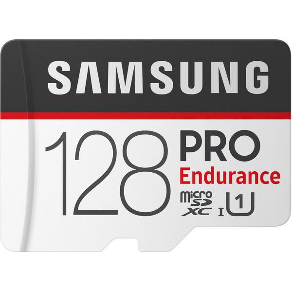 Samsung PRO Endurance Micro SDXC, 128GB, Clasa 10, UHS-I U1 + Adaptor SD