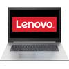 Laptop Lenovo IdeaPad 330-15IGM, 15.6" HD, Celeron N4000 pana la 2.6GHz, 4GB DDR4, 1TB HDD, Intel UHD 600 , FreeDOS, Gri