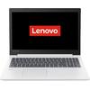 Laptop Lenovo IdeaPad 330-15IKBR, 15.6" HD, Core i3-7020U 2.3GHz, 6GB DDR4, 256GB SSD, Intel HD 620, No ODD, FreeDOS, Alb