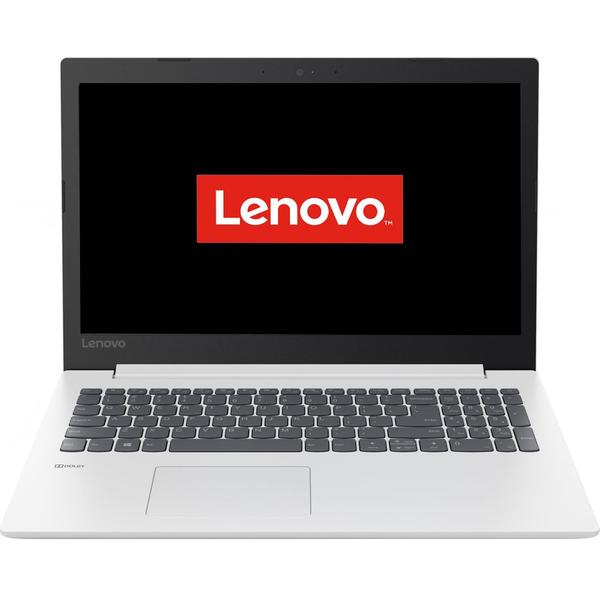 Laptop Lenovo IdeaPad 330-15IKBR, 15.6" HD, Core i3-7020U 2.3GHz, 6GB DDR4, 256GB SSD, Intel HD 620, No ODD, FreeDOS, Alb