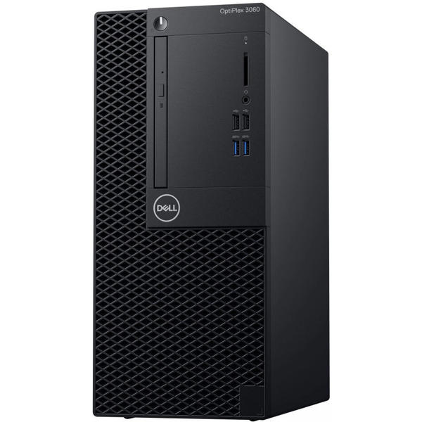 Sistem Brand Dell OptiPlex 3060 MT, Core i5-8500 3.0GHz, 4GB DDR4, 1TB HDD, Intel UHD 630, Win 10 Pro 64bit, Negru